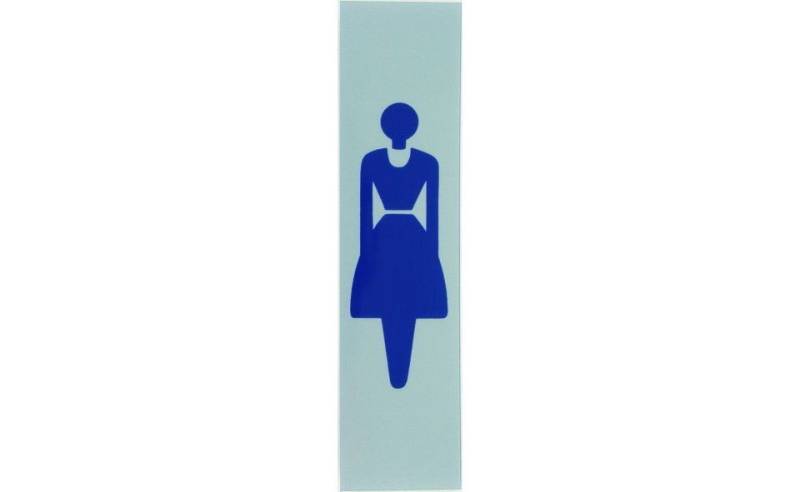 Aco Metallschild Conacord Klebeschild Frau von Aco