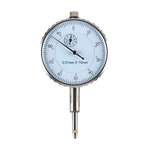 0,01 mm Messuhr, Dial Indicator Gage hochpräzise Messuhr 0-10 mm Außenmessung von Acogedor