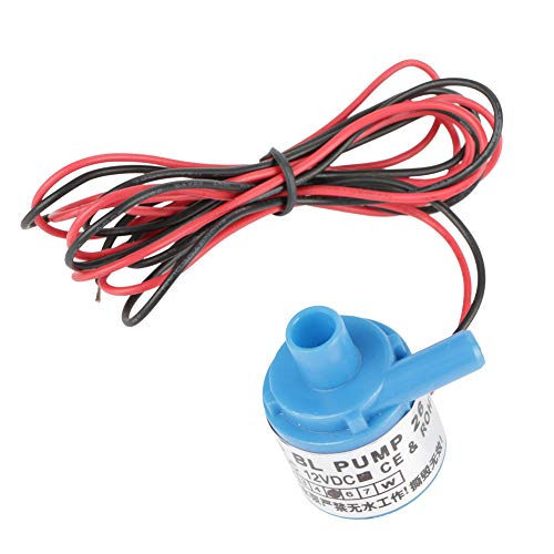 Wasserpumpe,26-02 - A DC12V 5W Miniatur bürstenlose DC Tauchwasserpumpe in Lebensmittelqualität,Bürstenlose 12V 5W DC Mini Tauchpumpe 0,35A 2 L/min water pump,3m Aufzug von Acogedor