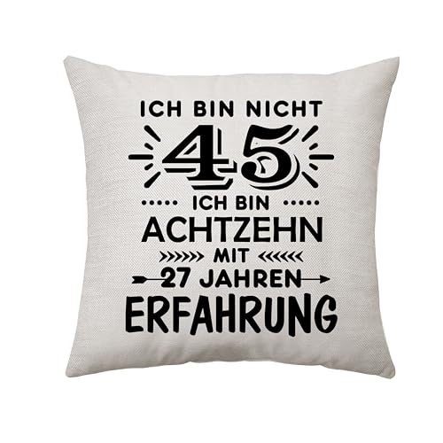 Aconesong 45. Geburtstag Geschenke für Frauen Männer 45 Jahren alte Geburtstagsgeschenke, Lustige 45 Jahren Geburtstag Geschenk, fünfundvierzig Geburtstag Meilenstein Geschenke (45.) von Aconesong