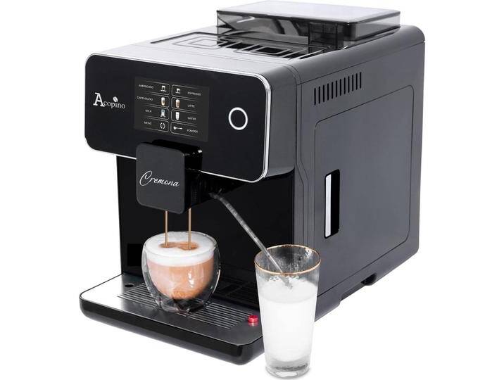 Acopino Cremona Schwarz, Kaffeevollautomat, Schwarz von Acopino