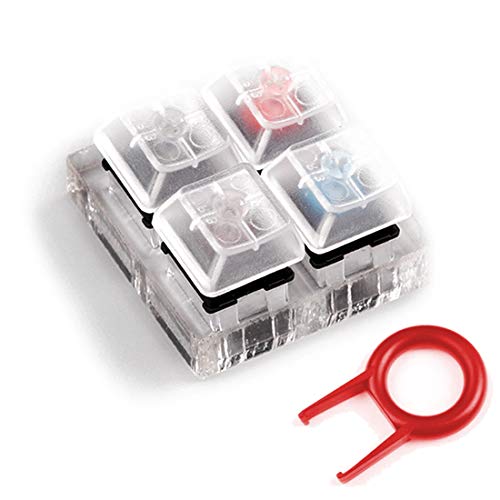 Acoser Cherry MX Switch Mechanische Tastaturen 4-Key Transparent Keycap Sampler Keyboard Puller von Acoser