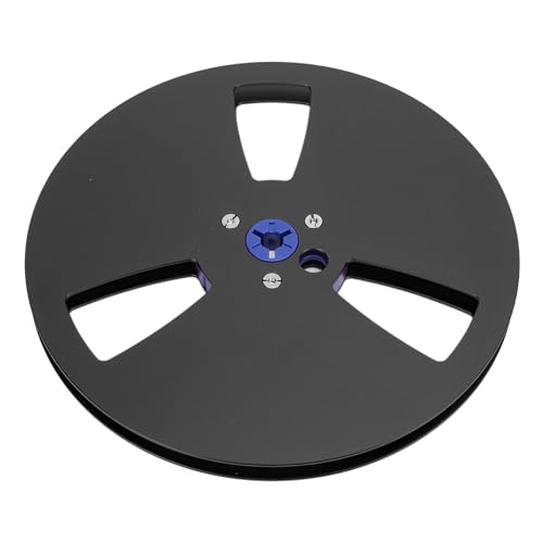 Acouto /4 7 Zoll Leeres Klebeband Reel Open Reel Sound Tate Leerer Rollen Öffnungsmaschine Teil für Studer 1PCS Blue Zoll Rollen Offenes Rollenband von Ou Leer Tape Reelempy Take -up 7 (BLACK) von Acouto