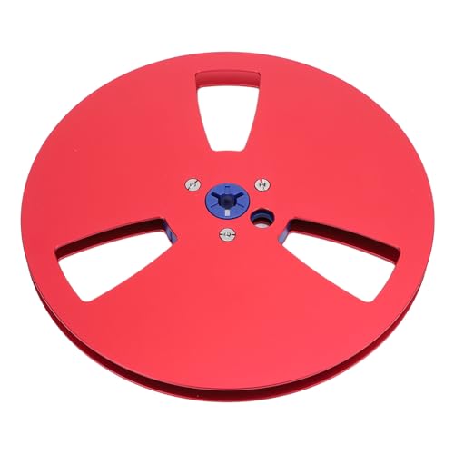 Acouto /4 7 Zoll Leeres Klebeband Reel Open Reel Sound Tate Leerer Rollen Öffnungsmaschine Teil für Studer 1PCS Blue Zoll Rollen Offenes Rollenband von Ou Leer Tape Reelempy Take -up 7 (Rot) von Acouto