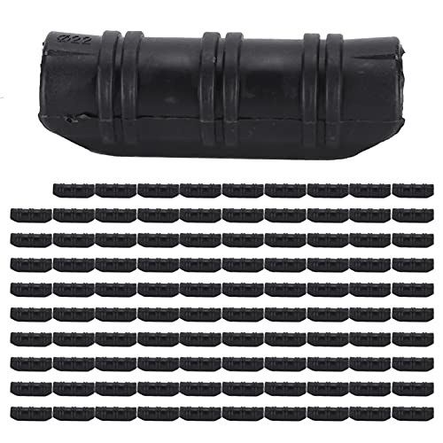 Acouto 100 Pcs Treibhausfilm Clips Klemmen ABS- und PC -Rohranschlüsse Zur Sicherung des Schattennetzes und der Plastikfolie für Rahmen (20/22 mm) (22 schwarz) von Acouto