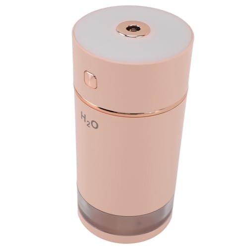 Acouto 2 In der Aromatherapie -Luftbefeuchter USB Tragbarer Luftbefeuchter 240 Ml Kleiner Cooler Nebelbefeuchter mit Farbenfroh (PINK) von Acouto