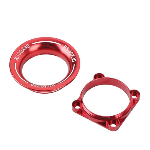 Acouto 30 X 30 Mm Kühllüfterabdeckung Einlasskühlkanal für 540 550 3650 Motor ESC -Kühlkörper für D3 D4 HPI /10/8 RC -Auto Rotes Aluminium des RC Material (Rot) von Acouto