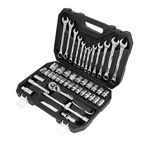 Acouto 44pcs Ratchet -Sockel -Spanner Set Multifunktionsstahl für Automatische Reparatur von Ratchet Socket SetDrive Socket SetGatchet Spanner SetGatchet SpannerRatchet WrenchDrive Sockel Acouto 44pcs Ratchet -Sockel -Spanner Set Multifunktionsstahl für Automatische Reparatur von Ratchet Socket SetDrive Socket SetGatchet Spanner SetGatchet SpannerRatchet WrenchDrive Sockel von Acouto