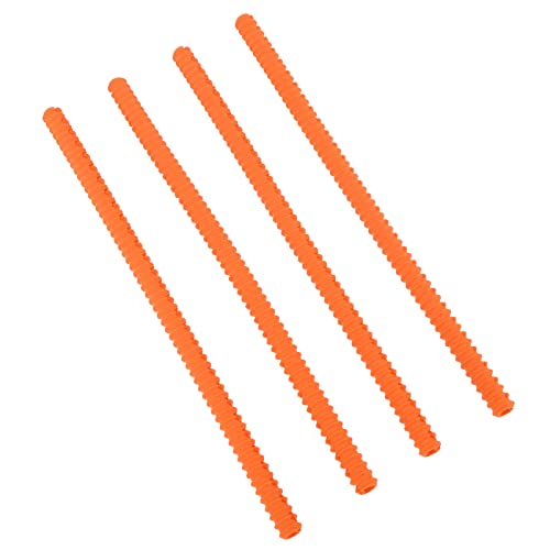 Acouto 4pcs Ofen Rack Protektor (ORANGE) von Acouto