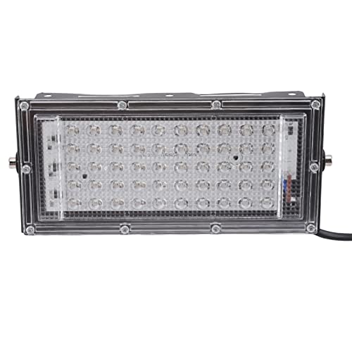 Acouto 50 W -Flutlicht, LED-Aluminium-Leuchtstoff-Bühnenlampe für Halloween-Party, Wasserdicht, Verstellbarer Lampenkörper, Weit Verbreitet von Acouto