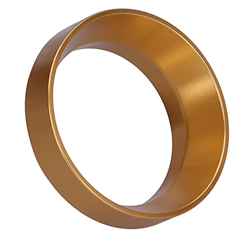 Acouto 58 Mm Kaffee Dosierung Ersatz Antifly Pulver -Pulverabdeckung Dosierung Trichter Kaffeemaschine Teile Geeigneter Pulver Coff Klingeltier Trichter (GOLD) von Acouto