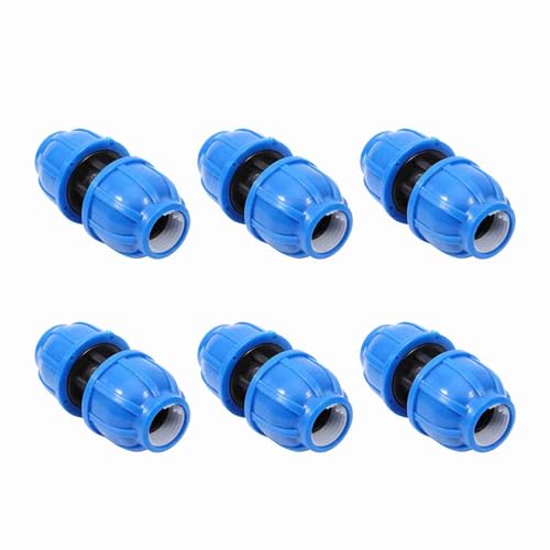 Acouto 5pcs Pe Kunststoff 20 Mm Bis 20 Mm Gerade Rohranschluss -Rohr -Rohr Anschluss Anpassungsanpassungs Rohrsteckerstecker Steckerstecker Anpassungsanpassung Adapterwater Anschlusswater von Acouto