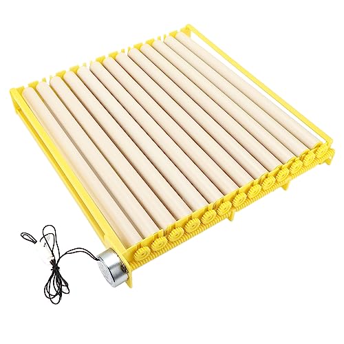 Acouto Automatisches Ei-Inkubation-Tablett für Hühnerente-Gänse-Wachtel, 156 Kran-und Wachtel-Eier-Kapazität, 360-Grad-Eierdreh-Design, Einstellbarer Abstand, Geräuscharmer Betrieb (12V) von Acouto