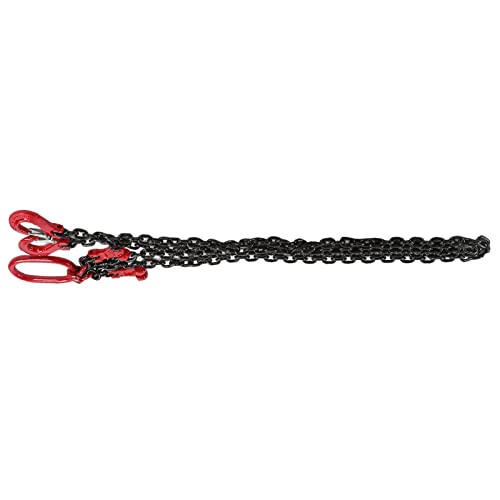 Acouto Belohnungskette der ELINGUE 2 Einstellbaren Haken mit Hoher Belastungskapazität für Kranoperationen 2 Meter 4,75 Tonnen 8 Mm - Geeignet für Minen und Anschlüsse Acouto Belohnungskette der ELINGUE 2 Einstellbaren Haken mit Hoher Belastungskapazität für Kranoperationen 2 Meter 4,75 Tonnen 8 Mm - Geeignet für Minen und Anschlüsse von Acouto