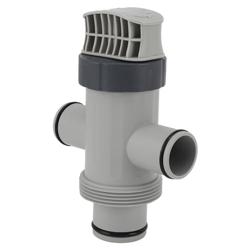 Acouto Doppel-Split-Schlauch-Plunger-Ventil, Kunststoff-Tauchkolben-Pool-Teil-Zubehör-Befestigung für die Wartung von Pool-und Pool Pumpen über Dem von Acouto