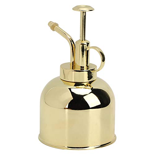 Acouto Edelstahl -Handdruck Pflanze Blumenwässerung Topf Sprühflasche für Gartennebel -Sprühgerät für Tropische Pflanzen Wie Orchideen Gold Acouto Edelstahl -Handdruck Pflanze Blumenwässerung Topf Sprühflasche für Gartennebel -Sprühgerät für Tropische Pflanzen Wie Orchideen Gold von Acouto
