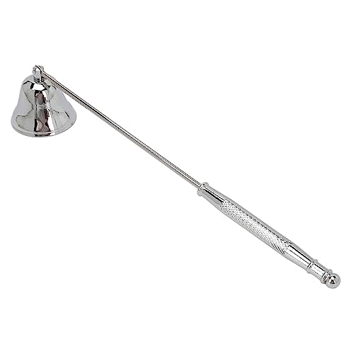 Acouto Edelstahl -Kerzen -Schnupfer Vintage Kerzenstopper für Rauchlose Kerzenlöschung (Silver) von Acouto