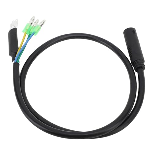 Acouto Elektrofahrradmotor -Verlängerungskabel M6 Weiblicher Stiftverlängerungskabel für den Umwandlungskit des Vorderen Hinteren Hub -Motors 66 cm Materialien Kabel Pin Fahrrad is Modification von Acouto