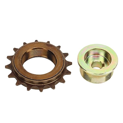 Acouto Freirad Linker Antriebsantriebsadapter Set Eisenstabilkonstruktion für My1016Z My1016 MY1018 My1020 Motor 22T -Kettenrad My1020 für das Entworfene Bike Electric Material Iron A Gebrauch (16T von Acouto
