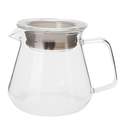 Acouto Glasgieß über Kaffeemaschine Kaffeekanne Kessel für Cafégeschäft Vorräte 500 Ml Innenglas - SCALDIN GLASS Kaffee Makercoffee Potpour über Kaffeemaschinenpour über Kaffee (500ML) von Acouto