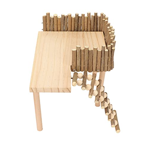 Acouto Hamster -Aufstieg Dekoratives Hölzernen Kleiner Haustier -Aktivitätsplatz mit Leiter für Golden Bären Zuckergleiter Dieser Kletterhamster Premium Hamster Aufstieg Plattformwochen Acouto Hamster -Aufstieg Dekoratives Hölzernen Kleiner Haustier -Aktivitätsplatz mit Leiter für Golden Bären Zuckergleiter Dieser Kletterhamster Premium Hamster Aufstieg Plattformwochen von Acouto