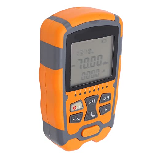 Acouto Handheld Optical Power Meter Multifunktionales Optischer Faserkabel -Kabel -Tester mit LED Licht 50 MW und? 70 ° C. (50MW) von Acouto