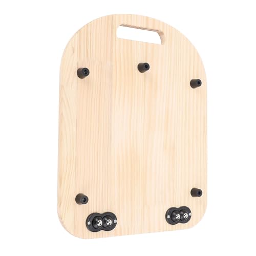 Acouto Holzschiebematte für den TM5 -Mixer Bequem, um Bequemes Griff Counttop Kitchen Appliance Mover Slider Matte Board Mühelos zu. von Acouto