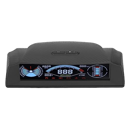 Acouto Intelligente HUD -Anzeige Multifunktionales LCD -Farbbildschirm OBD Geschwindigkeitsspannung HUD DisplayObd Hudslope Meterinclinometerklinometerualiversal von Acouto