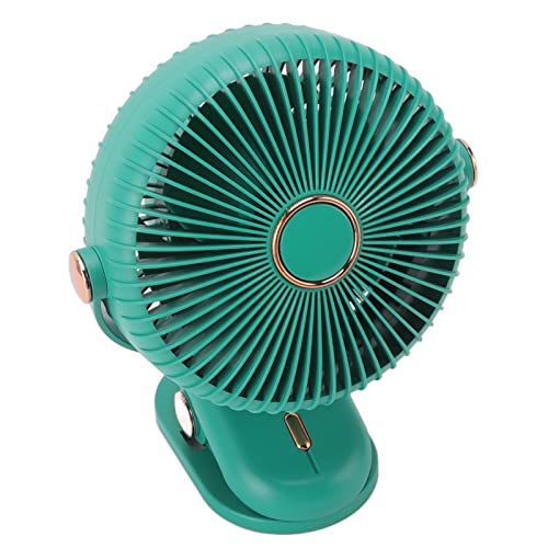 Acouto Kompaktes Schreibtischclip auf Lüfter 3 Windgeschwindigkeit Tragbares Desktop Leichtes Sicheres Design Zum Schlafenausspielen Telefon (GREEN) von Acouto