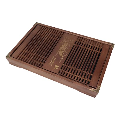 Acouto Kungfu Tee Tablett Chinese GONGFU Tee Tablett Entwässerung Aufbewahrung Holztea Tisch mit Abflussrohr Licht Ecken mit THE TRAYSIMPLE TEA TRAYKUNGFU TEA TRAYCHINESE GONGFU TEAE (Hellschwarze Acouto Kungfu Tee Tablett Chinese GONGFU Tee Tablett Entwässerung Aufbewahrung Holztea Tisch mit Abflussrohr Licht Ecken mit THE TRAYSIMPLE TEA TRAYKUNGFU TEA TRAYCHINESE GONGFU TEAE (Hellschwarze von Acouto