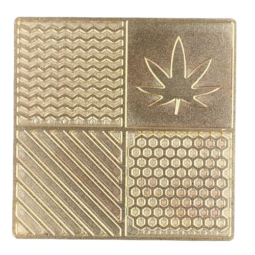 Acouto Kupfer -Eisdesign -Tablett, DIY -Stempelplatte, Barkeeper -Accessoires, für Cocktails, Whisky, Bourbon -Liebhaber (B04) von Acouto
