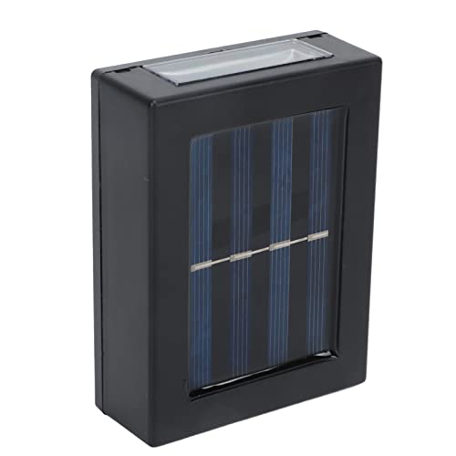 Acouto LED-Solarwandleuchte IP65 Wasserdicht Beleuchtung nach Oben und Unten Auöenlandschaftslampe 1 2 V 5 W für Terrasse Villa und Garten (Warmes Licht 2LED) von Acouto