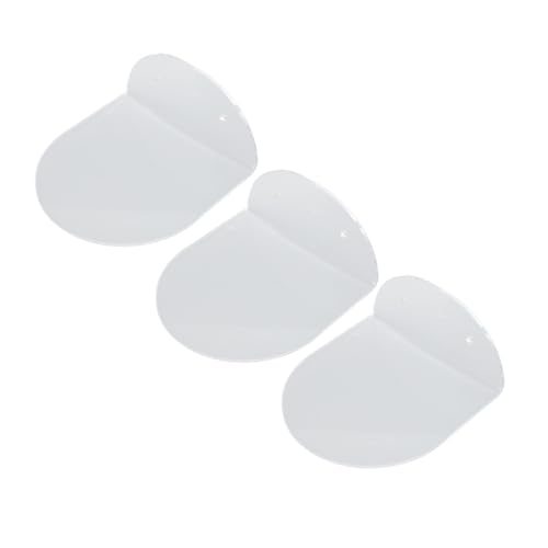 Acouto Lautsprecher Floating Stand Inhaber Set Minimalistische Acrylregale für Wandständer mit Wandmontage, Ideal für Home Office Decor (Transparent) von Acouto