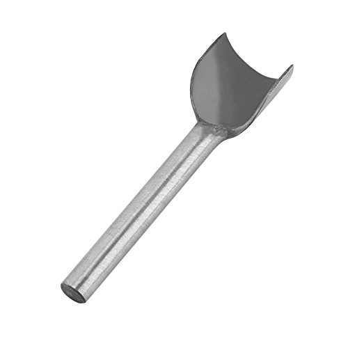 Acouto Leder -Punch -Werkzeug, Halb Runde Punchriemengürtel Brieftasche Endschneider, Massives Stahl -Leder -Handwerkswerkzeug mit Halbkreisdurchmesser, Einfach zu Bedienen (25mm) von Acouto