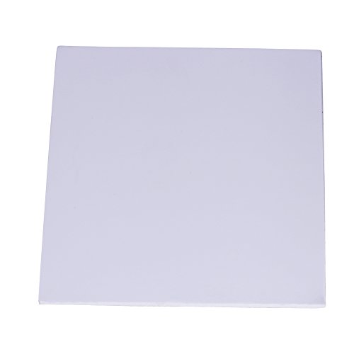 Acouto Leitfähiges Silikon-Pad, hohe Wärmeleitfähigkeit, formbar für CPU, 100 x 100 x 2 mm, Blau, 1 Stück (Grauweiß) von Acouto