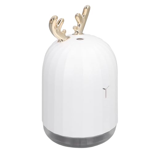 Acouto Luftbefeuchter -Hirschform 7 Farben Nachtlicht USB -Luftbefeuchter für Heimauto Weiß 220 Ml 5 V More und Baute Leichte Luftbefeuchtermini Luftbefeuchtigkeitsbefeuchter von Acouto