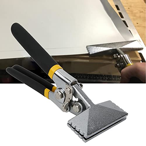 Acouto Metallblech Biegezüge Handbuch Blechklemme Seamer Nicht-Rutschgriff Nahtzange Seemanning Pliersbending Pliersmetal Bendermetal Blech Bendaler Seamer (Gerade) von Acouto