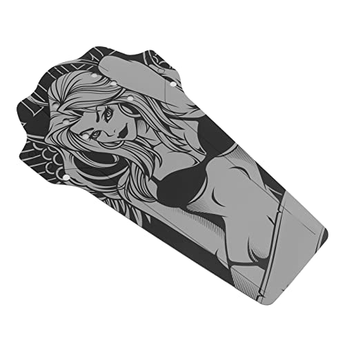 Acouto Mountain Bike Mutguard Universal Madguard Front und Heck Anwendbar, um Faltungsvolle Fahrräder PP -Material zu Bergab (Schönheitsmuster) von Acouto