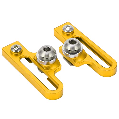 Acouto Roadbike C Klemmbremsbelastung Aluminiumlegierungsverlängerung C -Bremssattel -Adapterbremsen, Leichte Dauerhafte Wärmeabteilung, für 55 Mm Lang Austauschbarer Kleber Geeignet (Gold) von Acouto