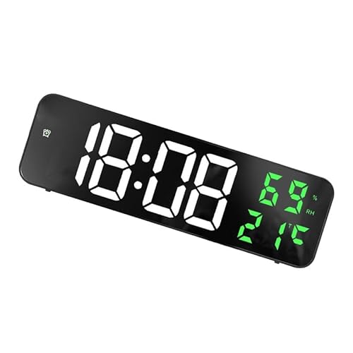 Acouto Spiegel Großer Digitaler LED -Uhr Home Elektronischer Wecker Großer Leinwand Stecker in weiß Montierter Weiß und Grün. Siehe Schriftart zu Digita Large Digital LED Clockled ClockDigital (Weiß Acouto Spiegel Großer Digitaler LED -Uhr Home Elektronischer Wecker Großer Leinwand Stecker in weiß Montierter Weiß und Grün. Siehe Schriftart zu Digita Large Digital LED Clockled ClockDigital (Weiß von Acouto