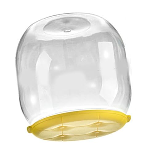 Acouto Spielzeugspeicherhocker Mehrzweck Innovativer Runde Form Transparenter Aufbewahrungshocker für das Wohnzimmer Eingangszimmer Struktur Well Stron Spielzeugspeicher Stuhltransparent von Acouto