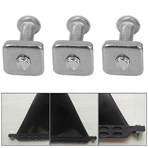 Acouto Surf Tail Flossenschrauben Einzigartige Antianti- für Kunststofffaser-Querruder, Geeignet für das Paddel-Langstraße Paddelplatte (M5*19mm) von Acouto