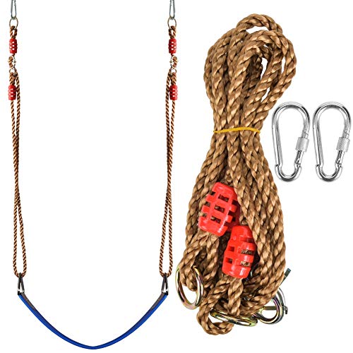 Acouto Swing Extension Seil Set Studie 300 Kg Portage für aus Dem Hamman Outdoor Garden, Tragbares Seil für Swing -Zubehör von Acouto