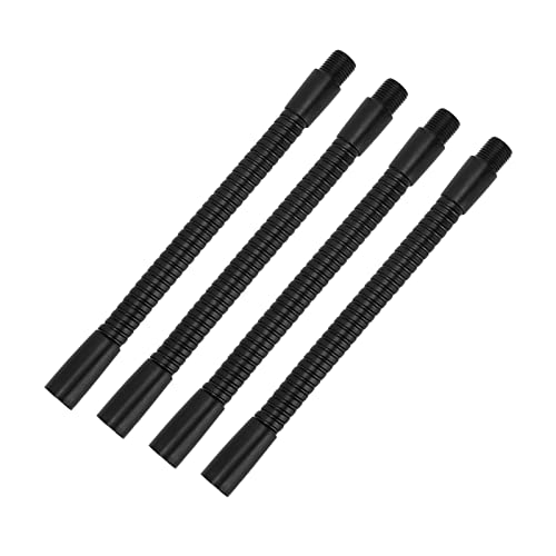 Tischlampenschlauch, 4 Stück Schwanenhals-Lampenschlauch aus Aluminium, 10 Mm Kaliber, Flexibler Tisch, Schreibtischlampenschlauch, Beleuchtungsarmaturen (15cm) von Acouto