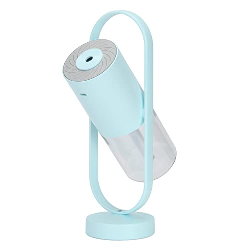 Acouto Tragbarer Luftbefeuchter 360 ° Rotation 2 Sprühmodi für Heimbüroreisen - Kompaktem Luftbefeuchter von Frischer USB -Luft für Schlafzimmer Schlafzimmer, Nachtlicht mit LED Licht (hellblau) von Acouto