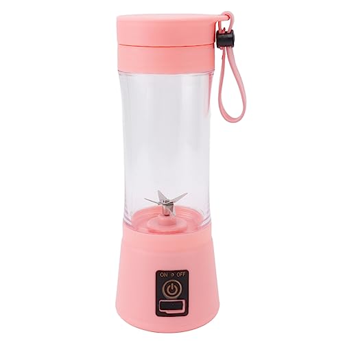 Acouto Tragbarer Mixer Juicer 6 Blades 380ml USB Wiederaufladbare Tragbare Obstmischer Juicer Cup für Haus Im Freien, Ladung USB -Mixer Juicerportable Blenderportable von Acouto