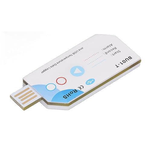Acouto USB -Temperaturfeuchtigkeitsdaten Logger BT 32000 Punkte Decken 120 Tage PDF -Bericht Temperaturfeuchtigkeit Daten Rekorder Einfügen von Recordertemperatur Computer der USB in Bericht. in Not von Acouto