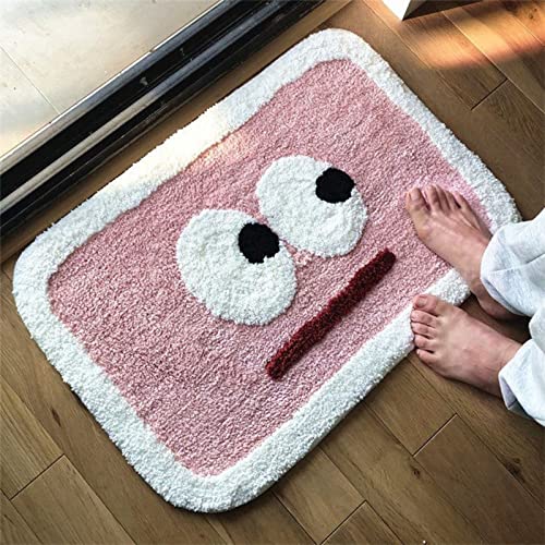 Acouto rutschfeste Türdecke, Schönes Muster mit Guter Wasseraufnahme, Dicke und Weiche Kaschmir-Imitat-Innenmatte für Zuhause, Badezimmer, Küche (40 * 60cm) von Acouto