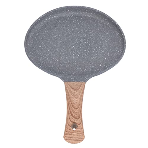 Antihaft-Bratpfanne für Küche, langlebige Kochpfanne aus Aluminiumlegierung, einfach zu bedienen, Antihaft-Oberfläche für die Herstellung von Pfannkuchen, Pfannkuchen, für Küchen, Grau von Acouto