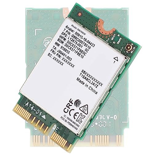 Drahtlose Netzwerkkarte 9461NGW AC 433 Mbit/s 5.0 Unterstützung für M.2-Schnittstelle, für Desktop-Computer 14-CE1010TX 14-CE1006TX [stabile Verbindung] von Acouto
